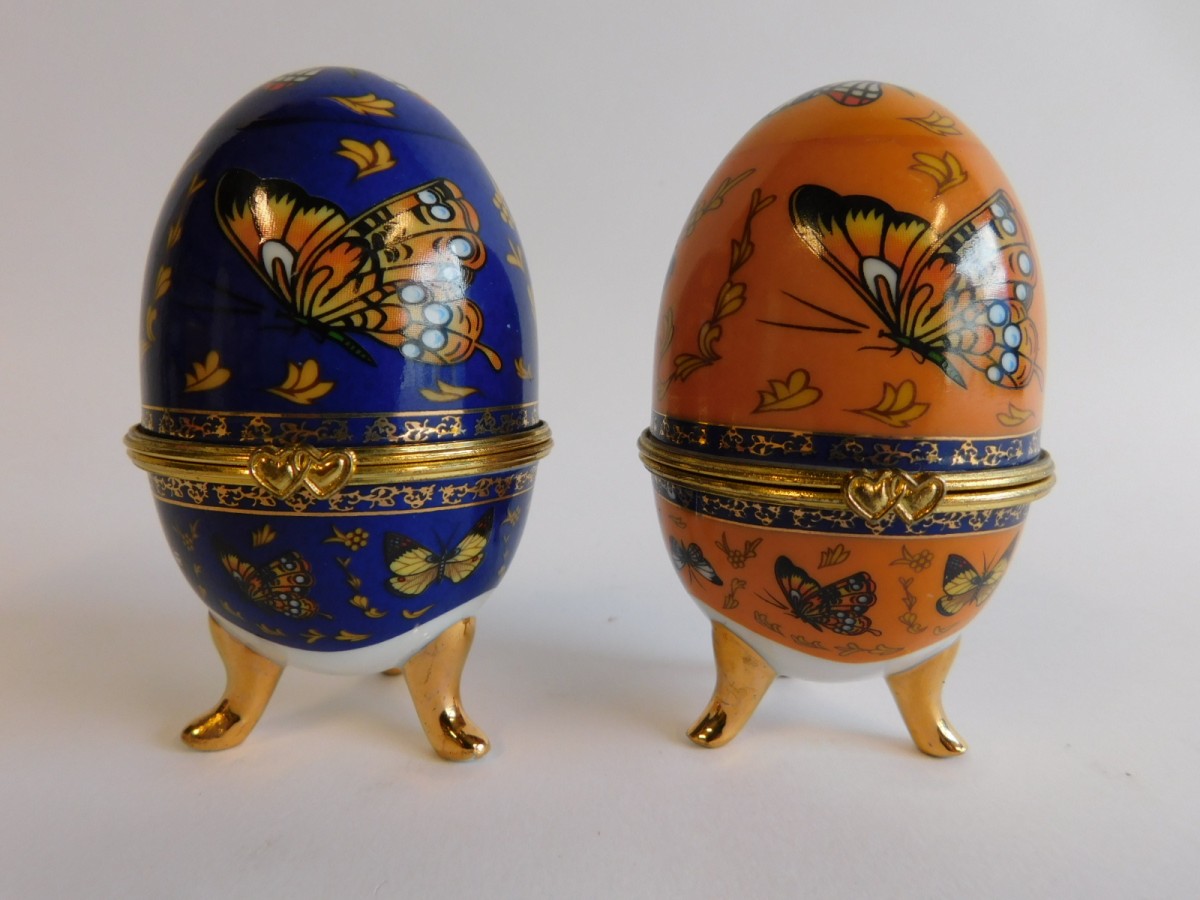 Schep van mening zijn palm Veilinghuis-Online - kavel-details Porseleinen eieren