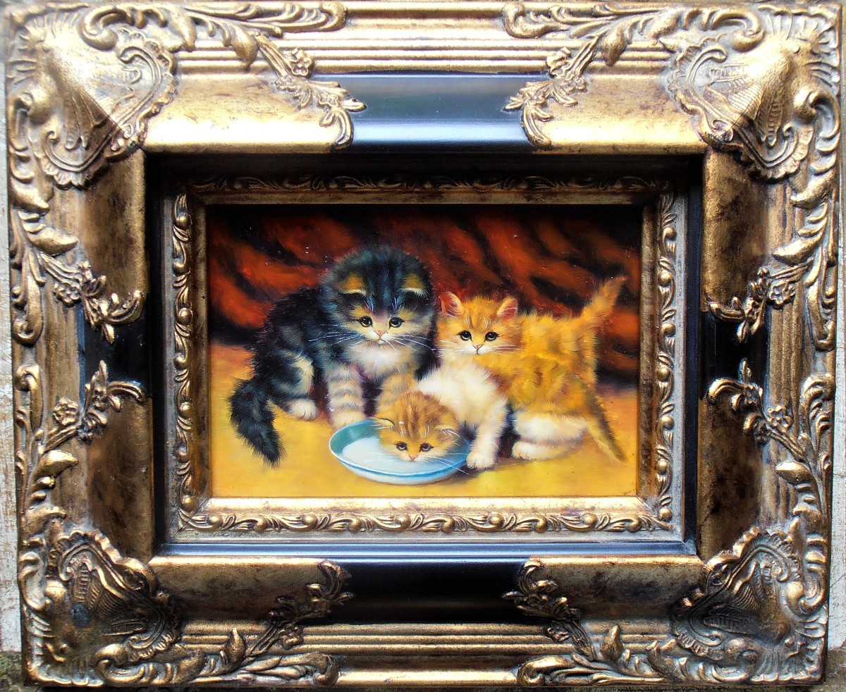 kaveldetails Olieverfschilderij Roe Bros 1950