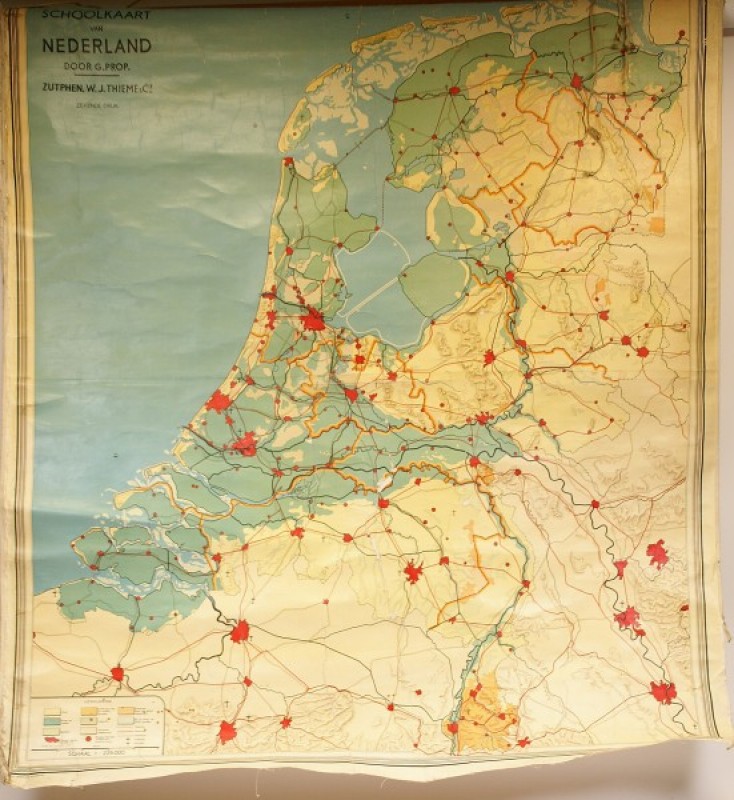 Veilinghuis-Online - kavel-details schoolkaart Nederland