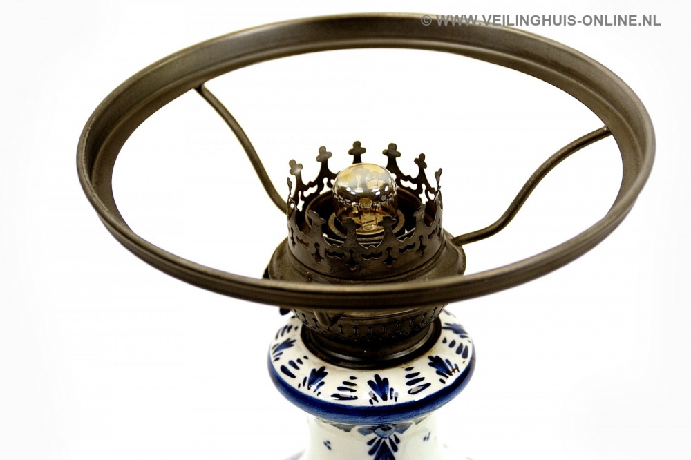 kaveldetails Delftse olielamp